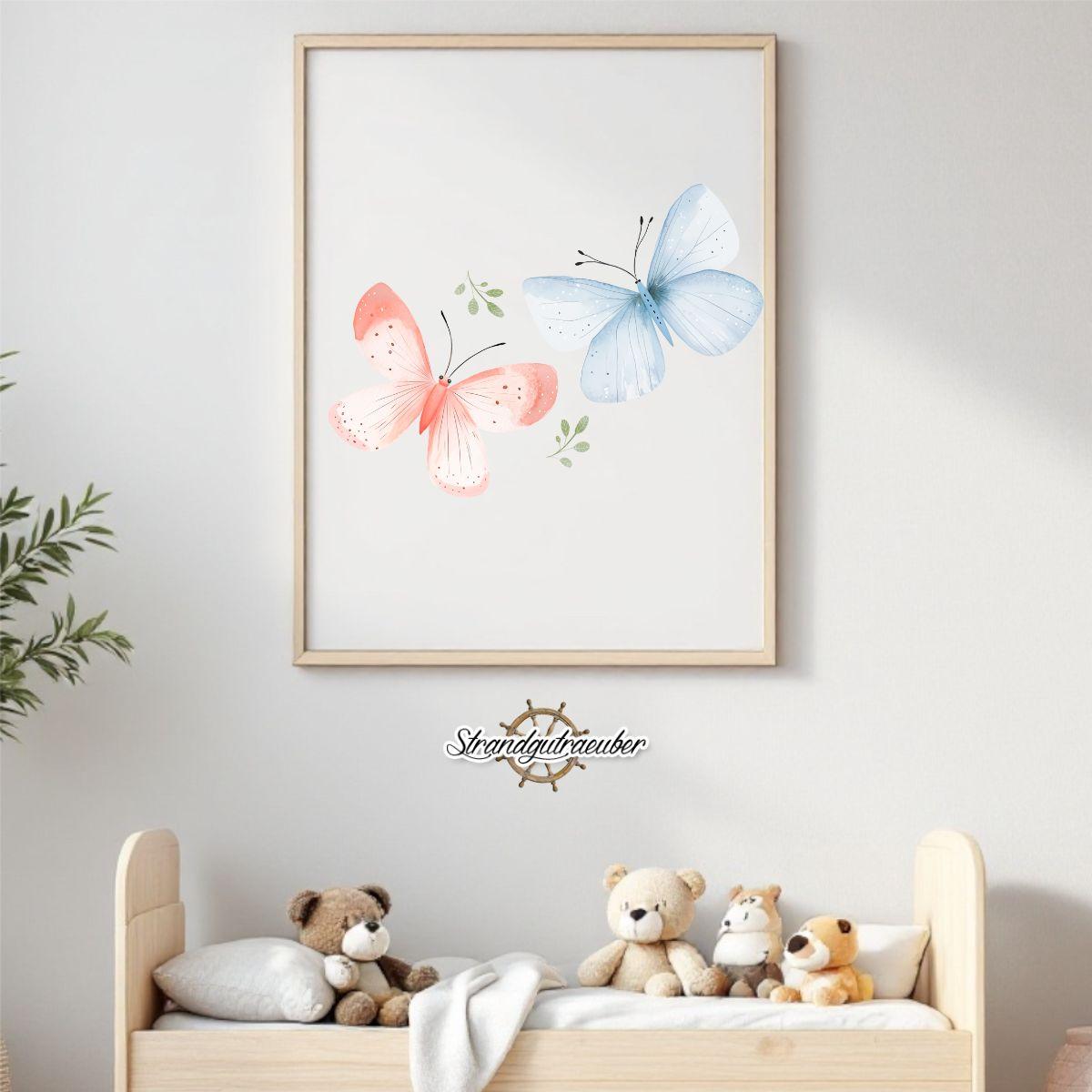Buegelbild Schmetterlinge Buegelbild Schmetterlinge